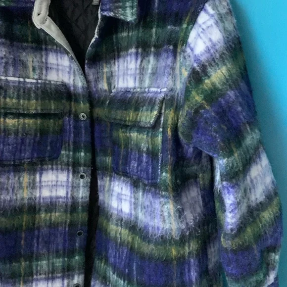 ASOS mens plaid shirt jacket/coat. *winter coat* - Picture 4 of 9